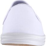 Keds Women’s Champion Canvas Slip-On Sneaker, White, 7 M US