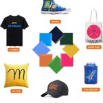 HTVRONT HTV Vinyl Rolls Heat Transfer Vinyl – 12″ x 8ft White HTV Vinyl for Shirts, Iron on Vinyl for Cricut & Cameo – Easy to Cut & Weed for Heat Vinyl Design (White)