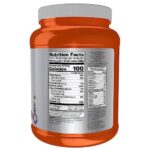 NOW Sports Nutrition, Egg White Protein, 20 G With BCAAs, Creamy Vanilla Powder, 1.5-Pound