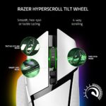 Razer Basilisk V3 Pro Customizable Wireless Gaming Mouse: Fast Optical Switches Gen-3 – HyperScroll Tilt Wheel – Chroma RGB – 11 Programmable Buttons – Focus Pro 30K Optical Sensor – White