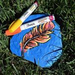 SHARPIE Oil-Based Paint Marker, Fine Point, White, 1 Count – Great for Rock Painting