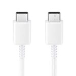 Samsung Galaxy USB-C Cable (USB-C to USB-C) – White- US Version with Warranty, Laptop