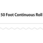 Teacher Created Resources White Scalloped Rolled Border Trim – 50ft – Decorate Bulletin Boards, Walls, Desks, Windows, Doors, Lockers, Schools, Classrooms, Homeschool & Offices