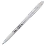 Pentel Arts Milky Pop Pastel Gel Pen, 0.8mm Medium Line, White Ink, Pack of 2 (K98PABP2W)