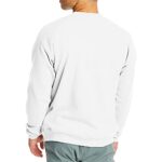 Hanes Men’s EcoSmart Sweatshirt, white, Medium
