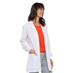 Cherokee Professionals Women Scrubs Lab Coats 32″ 1362, M, White