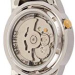 SEIKO Men’s SNKK07 5 Stainless Steel White Dial Watch