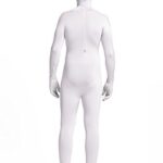 Full Bodysuit Unisex Spandex Stretch Adult Costume Zentai Disappearing Man Body Suit (X-Large, White)