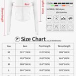 Gihuo Women’s Athletic Full Zip Lightweight Workout Jacket with Thumb Holes (White, Large)