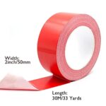 Maartla Heavy Duty White Duct Tape 2 Inch X 33 Yards, Multi Purpose Strong Adhesive Tape, No Residue, Waterproof, Tear by Hand – for Indoor Outdoor Repairs, Industrial, Professional Use