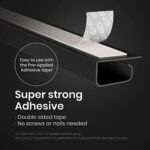 EVEO Cable Management 96” J Channel- 6 Pack Cord Cover- Cable Raceway- Cable Management Under Desk with Adhesive Stripe Built-in 6 X 16in- Easy to Install Desk Cord Organizer- Cable Raceway, White