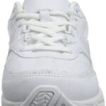 Fila womens Memory Workshift-w cross trainer shoes, White/White/White, 8.5 Wide US
