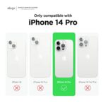 elago Compatible with iPhone 14 Pro Case, Liquid Silicone Case, Full Body Protective Cover, Shockproof, Slim Phone Case, Anti-Scratch Soft Microfiber Lining, 6.1 inch (White)