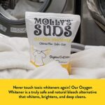 Molly’s Suds Natural Oxygen Whitener | Natural Bleach Alternative, Plant-Derived Ingredients | Whitens Brights and Brightens Colors (Pure Lemon Essential Oil – 41.09 oz)