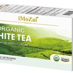 Imozai Organic White Tea Bags 100 Count Individually Wrapped