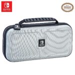 Game Traveler Nintendo Switch Deluxe Case – Holds Switch OLED, Switch or Switch Lite, Adjustable Viewing Stand & Game Case Storage, Protective Ballistic Nylon Hard Case with Deluxe Carry Handle