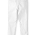 The Children’s Place Boys’ Stretch Skinny Chino Pants, White, 10