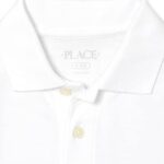 The Children’s Place Boys Short Sleeve Pique Polo,White 2 Pack,M (7/8)