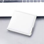 Fashion Coin ID Short Wallet Solid Color Men Open Purse Multiple Card Slots Clutch Bag Youth Wallet (White, One Size)