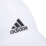 adidas Men’s Superlite Relaxed Fit Performance Hat, White/Black, One Size