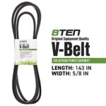 8TEN Deck V-Belt for MTD Cub Cadet White Outdoor 54 inch RZT54 ZT54 ZTL8000 754-04138 954-04138A