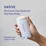 Native Deodorant | Natural Deodorant Seasonal Scents for Women and Men, Aluminum Free with Baking Soda, Probiotics, Coconut Oil and Shea Butter | Lilac & White Tea