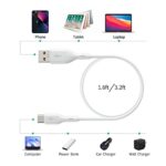COBOSSIN USB C Cable, 3ft Type C Charger Premium TPE USB Cable, USB A to Type C Charging Cable Fast Charge,White