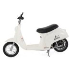 Razor Pocket Mod Miniature Euro 24V Electric Kids Ride On Retro Scooter, Speeds up to 15 MPH with 10 Mile Range, Ages 13 and Up, White
