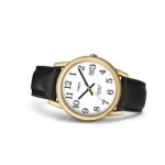 Timex Men’s T2H291 Easy Reader 35mm Black Leather Strap Watch