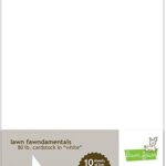 Lawn Fawn 80 lb Cardstock – White – 10 Sheets, 8 1/2″x11″ (LF1753)