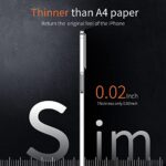 Dataroad for iPhone 15 Pro Slim Case,0.2mm Fit [Paper-Thin] Lightweight Case Matte Finish PP Back Cover Protection[Anti-Fingerprints&Yellowing],Comptible with iPhone Pro 6.1Inch-Transparent White