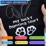 CAREGY 12″ x 70FT White Heat Transfer Vinyl for T-Shirts HTV Rolls Iron on Vinyl Easy to Cut Weed Transfer