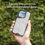 Mous Case for iPhone 15 Pro Max MagSafe Compatible – Limitless 5.0 – White Acetate – Protective iPhone 15 Pro Max Case – Shockproof Phone Cover