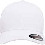 Flexfit Unisex-Adult’s Mesh Fitted, White, One Size