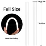 White Hot Glue Sticks Full Size, ENPOINT 8″ Long x 0.43″ Dia 36 Pack Hot Melt Glue Sticks Bulk, White Adhesive Glue Sticks Standard for Crafting DIY Art School Gluing Project Repair Sealing