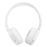 JBL Tune 660NC: Wireless On-Ear Headphones with Active Noise Cancellation – White, Medium