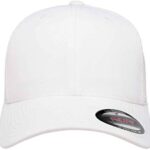 Flexfit Ultrafibre Airmesh Fitted Trucker Hat, White, Large-X-Large