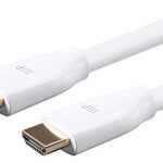 Monoprice Certified Premium HDMI Cable – White – 3 Feet | 4K@60Hz, HDR, 18Gbps, 28AWG, YUV 4:4:4