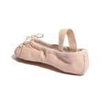 Bloch Dance Girl’s Dansoft Full Sole Leather Ballet Slipper/Shoe, White, 7 Toddler