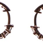 Amazon Essentials Rose Gold Plated Sterling Silver Hinged Huggie Hoop Earrings