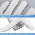 Cotton Gloves, 10pairs(20 Pcs) White Cotton Gloves for Women and Men, Washable Stretch Cotton Gloves for Dry Hands and Eczeme Moisturizing Cloth Gloves, Coin Jewelry Silver Cotton Inspection Gloves