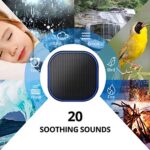 Magicteam Sound White Noise Machine with 20 Non Looping Natural Soothing Sounds and Memory Function 32 Levels of Volume Powered by AC or USB and Sleep Sound Timer Therapy for Baby Kids Adults