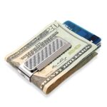 M-Clip Stainless Steel White Carbon Fiber Inlay Money Clip (SS-BSS-WHCF)