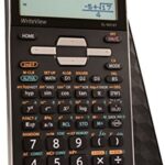 Sharp EL-W516TBSL 16-Digit Advanced Scientific Calculator with WriteView 4 Line Display, Battery and Solar Hybrid Powered LCD Display, Black & White, Black and Silver, Model Number: ELW516TBSL