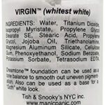 MANIC PANIC Dreamtone Flawless White Liquid Foundation – Full Coverage White Foundation And Color Corrector with Demi Matte Finish – Cosplay, Halloween Makeup, & Everyday Use (0.96oz)