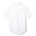 French Toast Boys’ Short Sleeve Classic Poplin Dress Shirt (Standard & Husky), White, 10