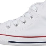 Converse Kids’ Chuck Taylor All Star Canvas High Top Sneaker, Optical White, 9 M US Toddler