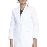 Dickies Womens Professional Whites 37″ Medical Lab Coat, White, Small US