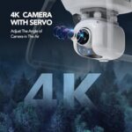 TOMZON P5G Drones with Camera for Adults 4K, Less 249g, GPS FPV Camera Drone with 5G WiFi Transmission for Beginner, Auto Return Home, Follow Me, Custom Flight, 36 Mins Long Fly Time, CarryBag, White