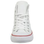 Converse Clothing & Apparel Chuck Taylor All Star Canvas High Top Sneaker, Optical White, 8.5 Women/6.5 Men